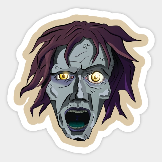 Wow Undead scream Sticker by FaustMorte